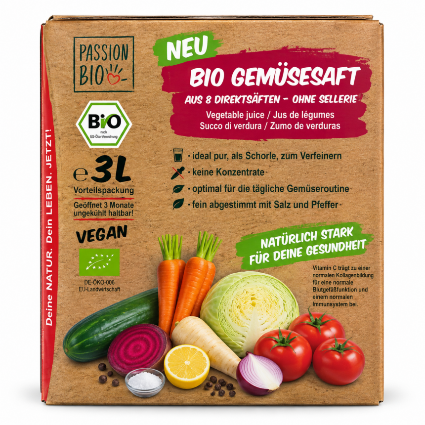 Grøntsagssaft 3 L