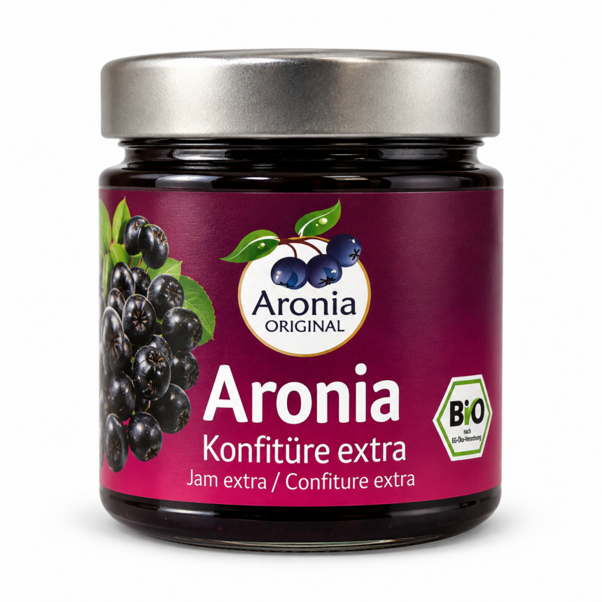 Økologisk aronia syltetøj 225 g